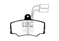 Bromsbeläggssats, skivbroms DP835 EBC