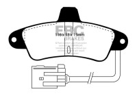 Bromsbeläggssats, skivbroms DP965 EBC