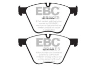 Bromsbeläggssats, skivbroms DPX2007 EBC