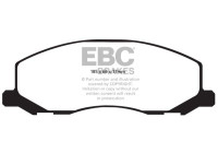Bromsbeläggssats, skivbroms DPX2015 EBC