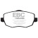 Bromsbeläggssats, skivbroms DPX2043 EBC
