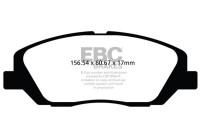 Bromsbeläggssats, skivbroms DPX2100 EBC