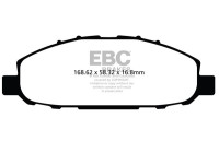 Bromsbeläggssats, skivbroms DPX2116 EBC