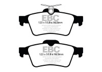 Bromsbeläggssats, skivbroms DPX2121 EBC
