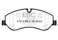 Bromsbeläggssats, skivbroms DPX2151 EBC