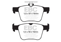 Bromsbeläggssats, skivbroms DPX2173 EBC