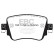 Bromsbeläggssats, skivbroms DPX2201 EBC