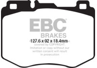 Bromsbeläggssats, skivbroms DPX2210 EBC