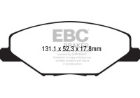 Bromsbeläggssats, skivbroms DPX2211 EBC