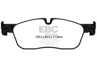 Bromsbeläggssats, skivbroms DPX2251 EBC