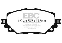 Bromsbeläggssats, skivbroms DPX2263 EBC