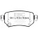 Bromsbeläggssats, skivbroms DPX2287 EBC