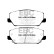 Bromsbeläggssats, skivbroms DPX2343 EBC