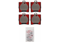 Bromsbeläggssats, skivbroms DTEC COTEC GDB1335DTE TRW