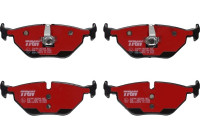 Bromsbeläggssats, skivbroms DTEC COTEC GDB1344DTE TRW