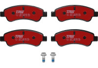 Bromsbeläggssats, skivbroms DTEC COTEC GDB1463DTE TRW