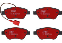 Bromsbeläggssats, skivbroms DTEC COTEC GDB1482DTE TRW