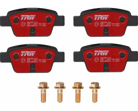 Bromsbeläggssats, skivbroms DTEC COTEC GDB1485DTE TRW