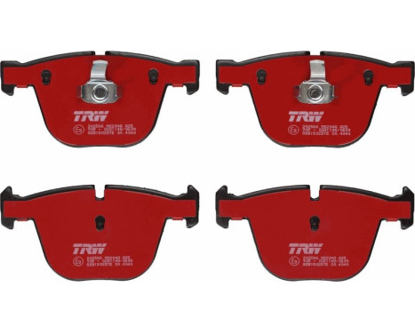 Bromsbeläggssats, skivbroms DTEC COTEC GDB1502DTE TRW