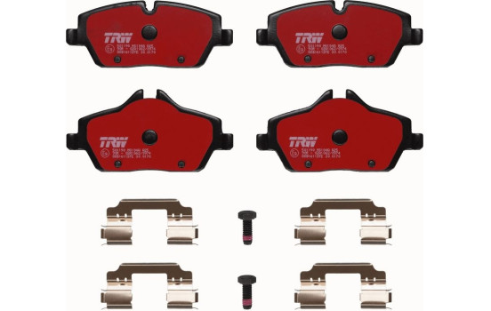 Bromsbeläggssats, skivbroms DTEC COTEC GDB1611DTE TRW