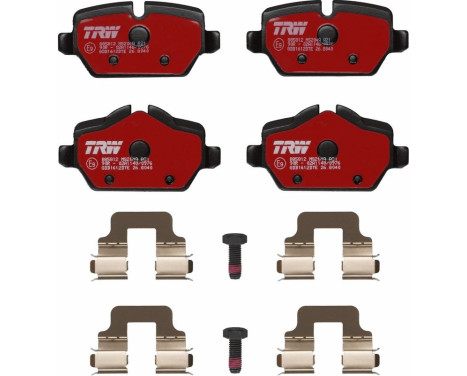 Bromsbeläggssats, skivbroms DTEC COTEC GDB1612DTE TRW