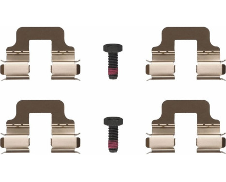 Bromsbeläggssats, skivbroms DTEC COTEC GDB1612DTE TRW, bild 4