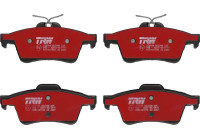Bromsbeläggssats, skivbroms DTEC COTEC GDB1621DTE TRW