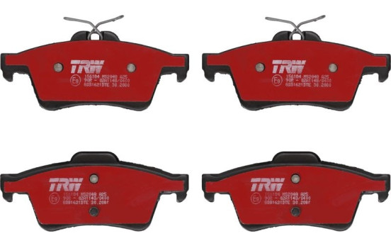 Bromsbeläggssats, skivbroms DTEC COTEC GDB1621DTE TRW