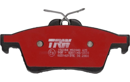 Bromsbeläggssats, skivbroms DTEC COTEC GDB1621DTE TRW, bild 3