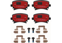 Bromsbeläggssats, skivbroms DTEC COTEC GDB1622DTE TRW