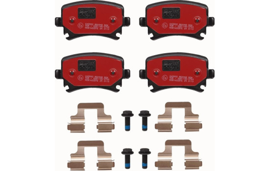 Bromsbeläggssats, skivbroms DTEC COTEC GDB1622DTE TRW