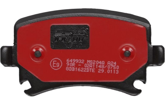 Bromsbeläggssats, skivbroms DTEC COTEC GDB1622DTE TRW, bild 3