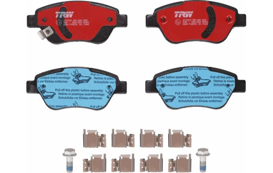 Bromsbeläggssats, skivbroms DTEC COTEC GDB1700DTE TRW