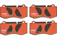 Bromsbeläggssats, skivbroms DTEC COTEC GDB1733DTE TRW