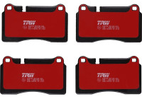Bromsbeläggssats, skivbroms DTEC COTEC GDB1743DTE TRW