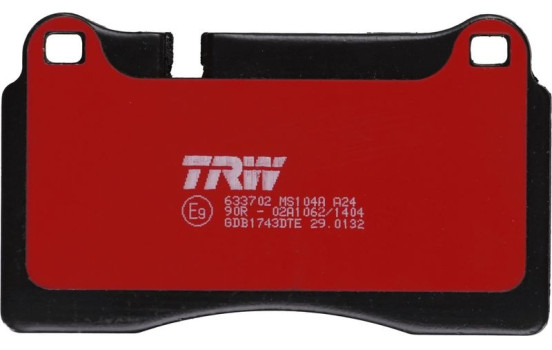 Bromsbeläggssats, skivbroms DTEC COTEC GDB1743DTE TRW, bild 3