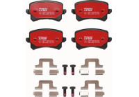 Bromsbeläggssats, skivbroms DTEC COTEC GDB1763DTE TRW