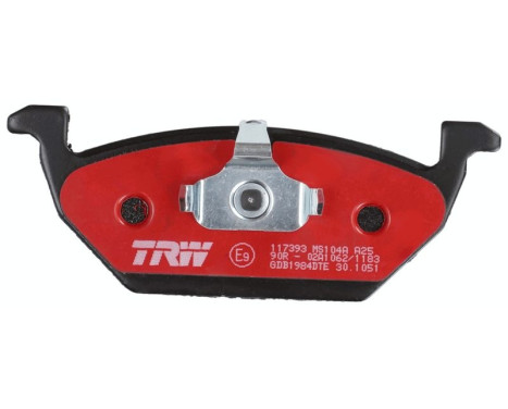 Bromsbeläggssats, skivbroms DTEC COTEC GDB1984DTE TRW, bild 4