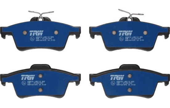 Bromsbeläggssats, skivbroms Elektrisk BLUE GDB1621BTE TRW