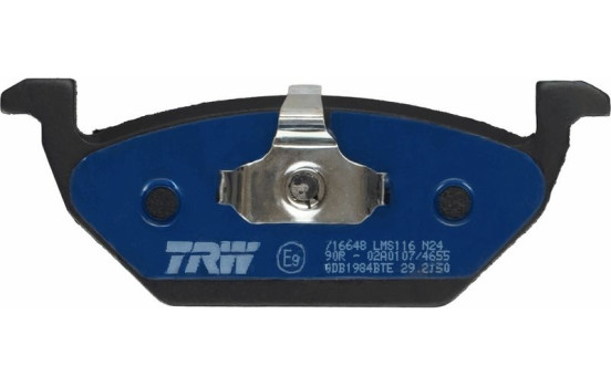 Bromsbeläggssats, skivbroms Elektrisk BLUE GDB1984BTE TRW, bild 3