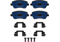 Bromsbeläggssats, skivbroms Elektrisk BLUE GDB3332BTE TRW