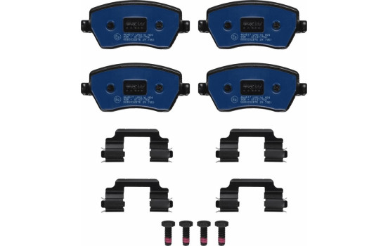 Bromsbeläggssats, skivbroms Elektrisk BLUE GDB3332BTE TRW