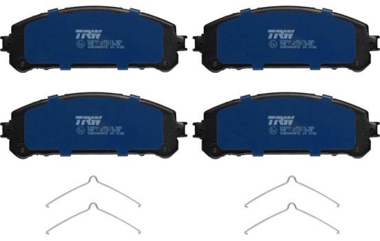 Bromsbeläggssats, skivbroms Elektrisk BLUE GDB3484BTE TRW