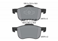 Bromsbeläggssats, skivbroms epad 2307381 Textar