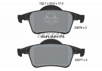 Bromsbeläggssats, skivbroms epad 2307681 Textar