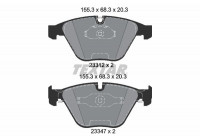 Bromsbeläggssats, skivbroms epad 2331281 Textar