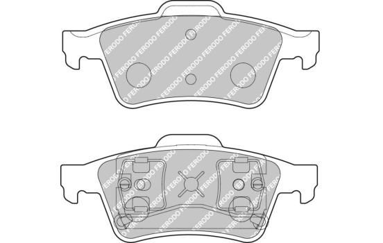 Bromsbeläggssats, skivbroms FCP1540H Ferodo Racing