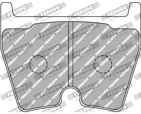 Bromsbeläggssats, skivbroms FCP1664R Ferodo Racing, bild 2