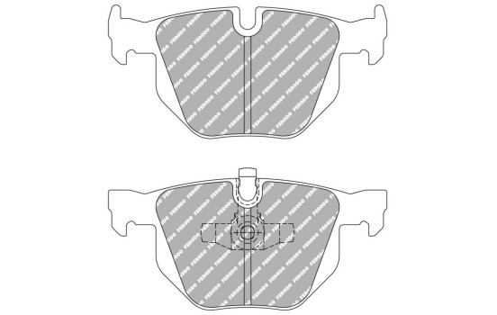 Bromsbeläggssats, skivbroms FCP1808H Ferodo Racing
