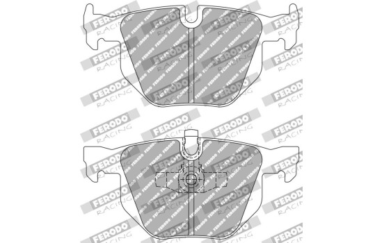 Bromsbeläggssats, skivbroms FCP1808H Ferodo Racing, bild 2